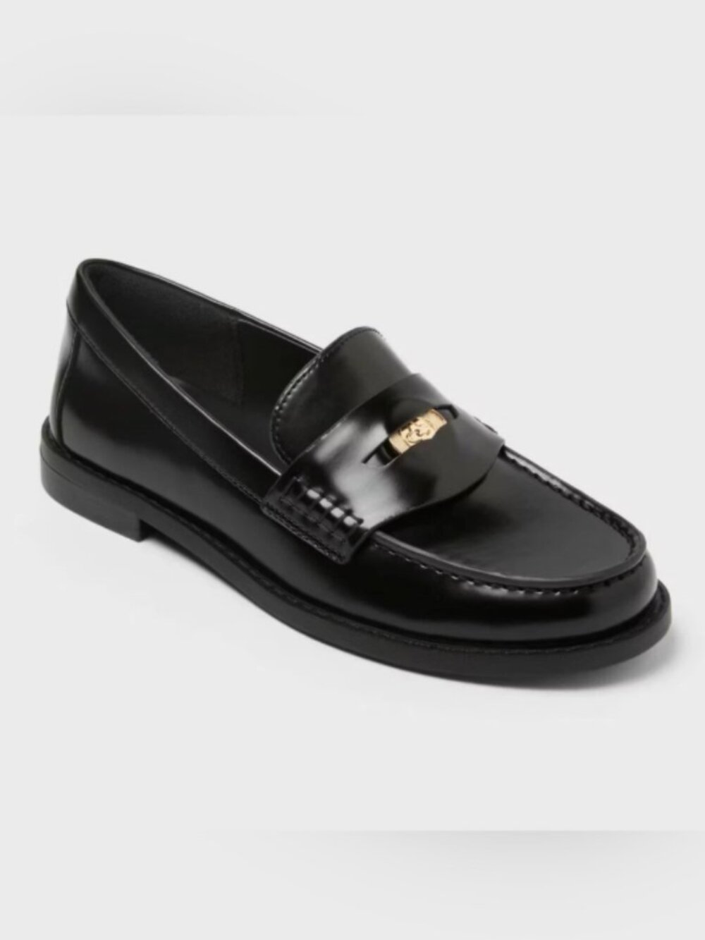 A New Day, Women’s Phyllis Penny Loafers with Memory Foam Insole Black